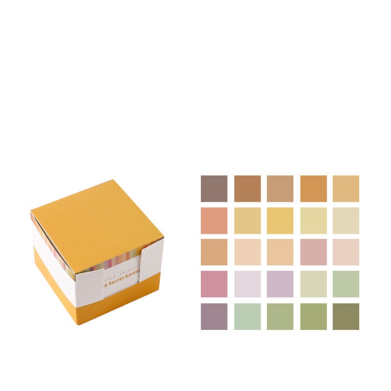Solid Color Sticky Note Wallet Base Non-sticky Post-it Notes 