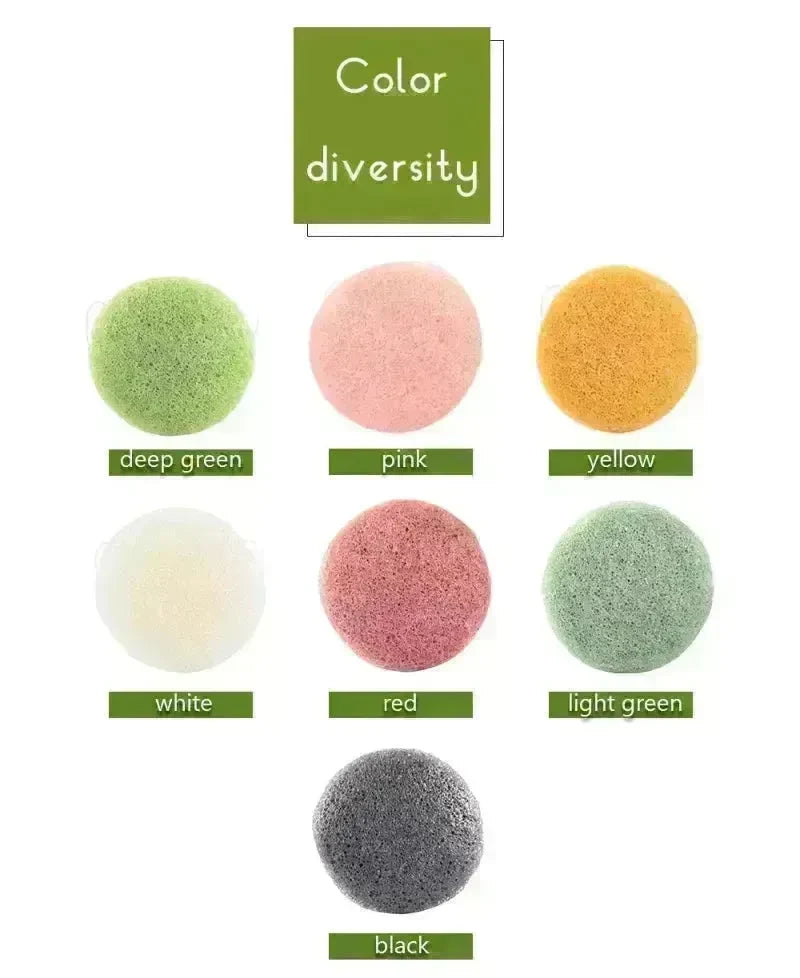 Exfoliating Konjac Face Sponge - EX-STOCK CANADA