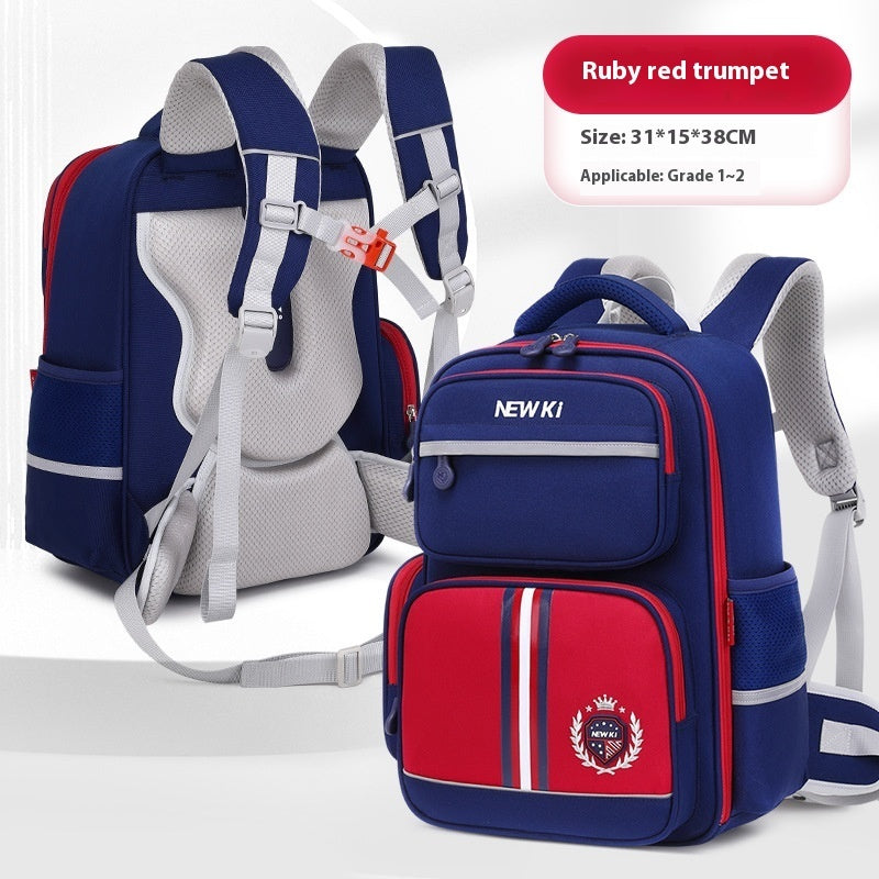 School Student Schoolbag Children's Waterproof Backpack Wear-resistant Men And Women EX-STOCK