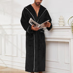Fashion Men's Flannel Bathrobe Pajamas Women