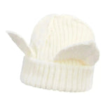 Devil Ears Thickened All Acrylic Knitted Beanie Hat