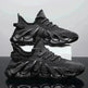 Fashion Sneakers With Wave Sole Cool Sports Shoes Men - EX-STOCK CANADA