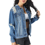 European And American Slim All-match Denim Female Jacket Women EX-STOCK Canada 