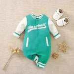 Baby One-piece Spring And Autumn Romper Baseball Uniform cloth - EX-STOCK CANADA