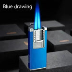 Double High Firepower Blue Flame Torch Lighter With Hidden Cigar Cutter - EX-STOCK CANADA