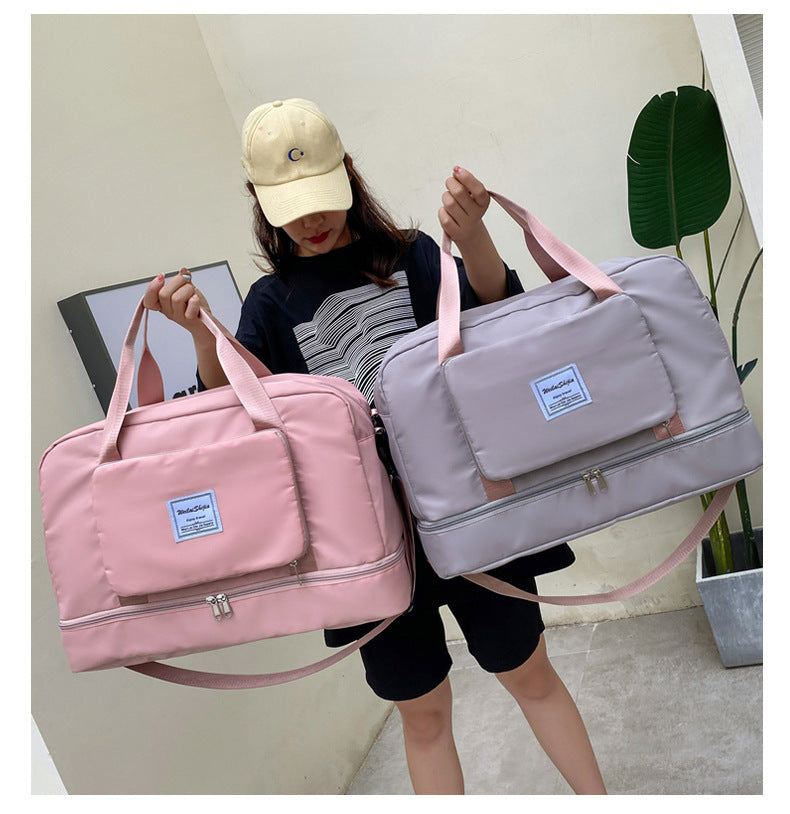 Foldable Travel Duffel Bags Sports Gym Tote Bag Women | EX-STOCK Canada 