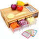 Bamboo Multi-functional Vegetable Cutting Board Cutting Board With Storage Box EX-STOCK Canada 