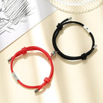 Simple Retro Alloy Sun And Moon Couple Magnet Attract Bracelet - EX-STOCK Canada