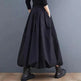 Fashion Personality New Solid Pocket Prairie Midi maxi Skirt Women - EX-STOCK CANADA