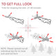 6ft Flocked Christmas Tree, Pencil Christmas Tree With Realistic Branch Tips, Folding Metal Stand EX-STOCK Canada 