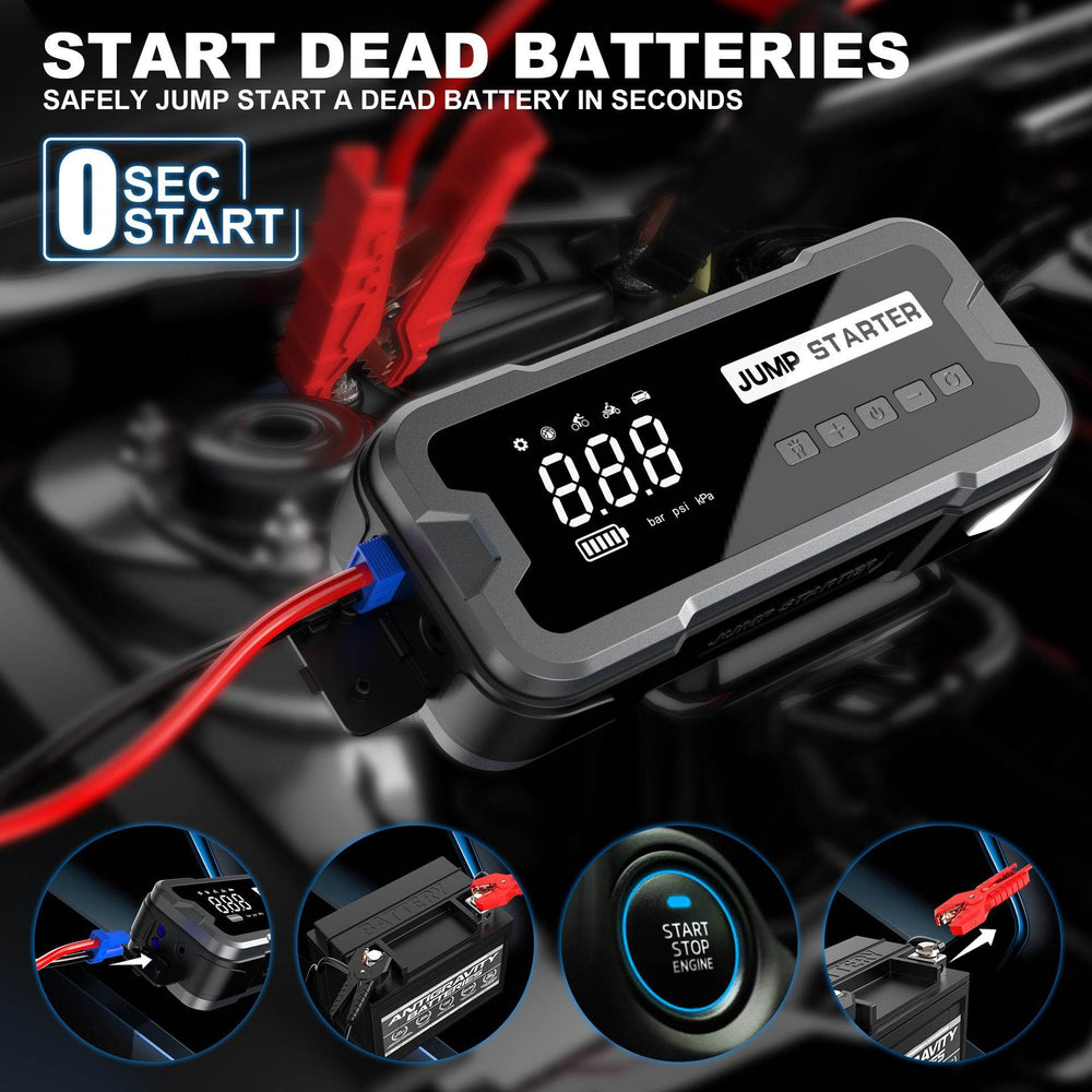 Automobile Emergency Start Power Source Car Built-in Inflatable EX-STOCK Canada 