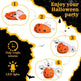 5.9 FT Halloween Inflatable Pumpkin Ghost Outdoor Decorations, Scary Blow Up Yard Decor With Built-in LED Lights For Holiday Party Yard Lawn Garden Decor Indoor Outdoor - EX-STOCK Canada