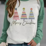 Christmas Tree 3D Digital Printing Women's Pullover Sweatshirt - EX-STOCK CANADA