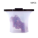 Kitchen Refrigerator Silicone Food Storage Bag - EX-STOCK CANADA