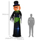 8ft Halloween Inflatable Pumpkin Head Ghost In A Hat, Outdoor Blow-Up Decoration With LED Lights For Yard Display EX-STOCK Canada 