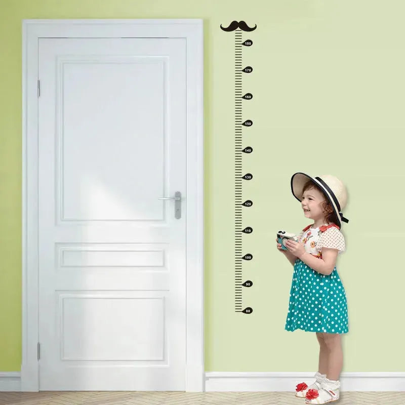 Children's Beard Height Measurement Wall Sticker - EX-STOCK CANADA