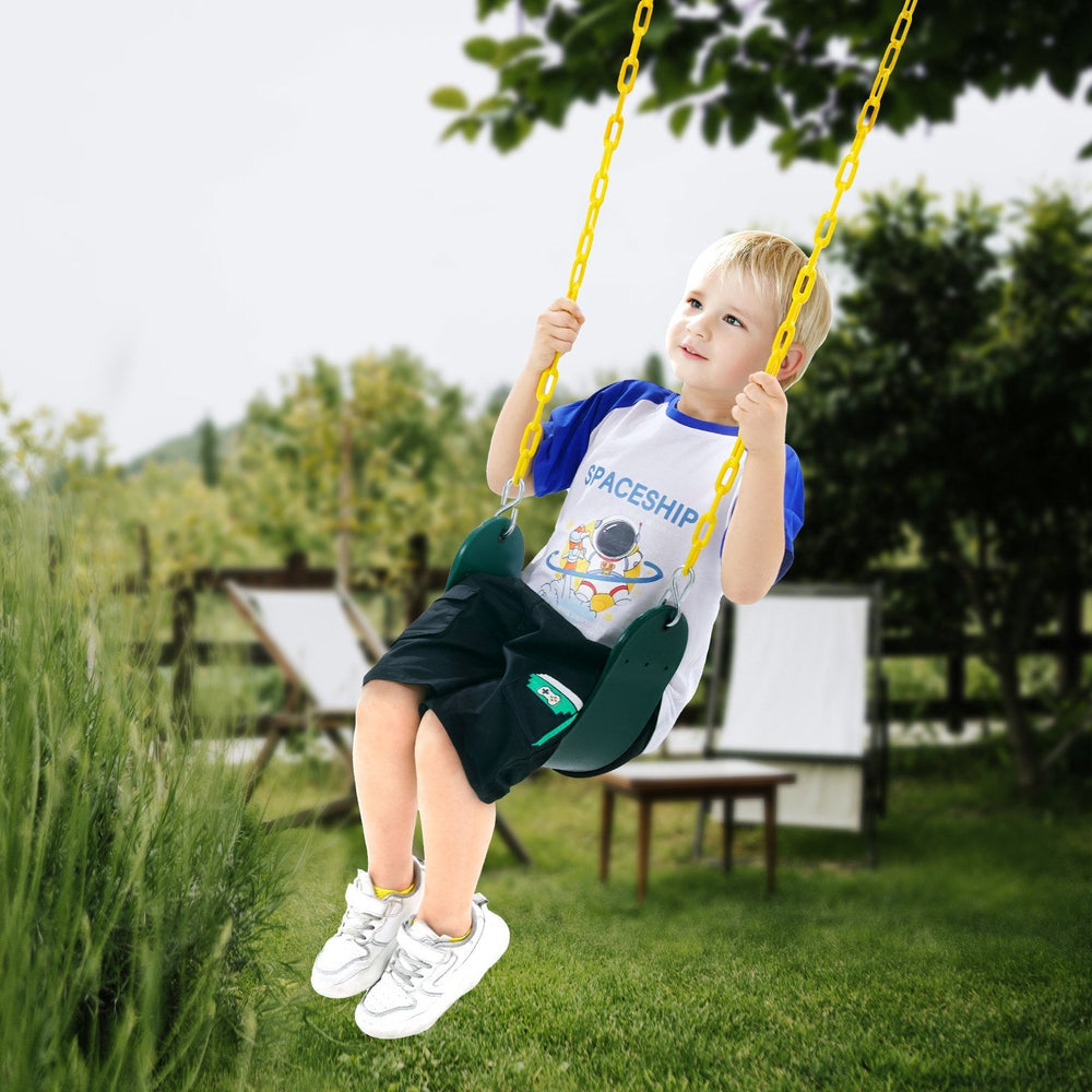 2-Pack Swing Seats Swings Replacement For Outdoor Swing Set 66 Inch Chain EX-STOCK