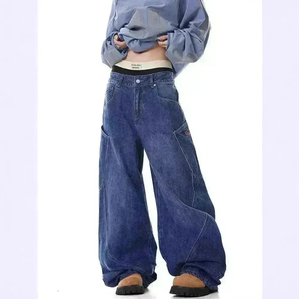 Design Large Pocket Machete Baggy Jeans Pant For Men And Women - EX-STOCK CANADA