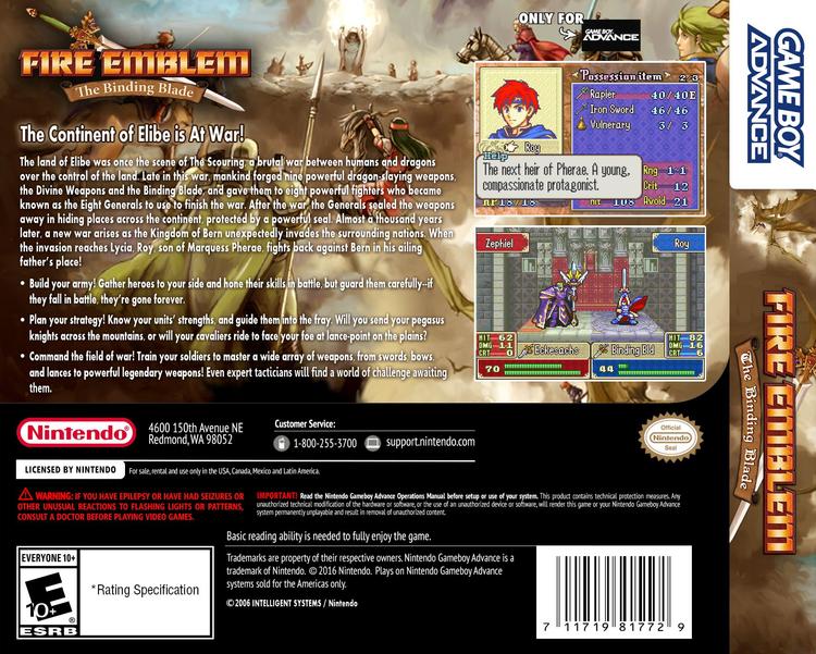 Fire Emblem - L'Épée de la Reliure 