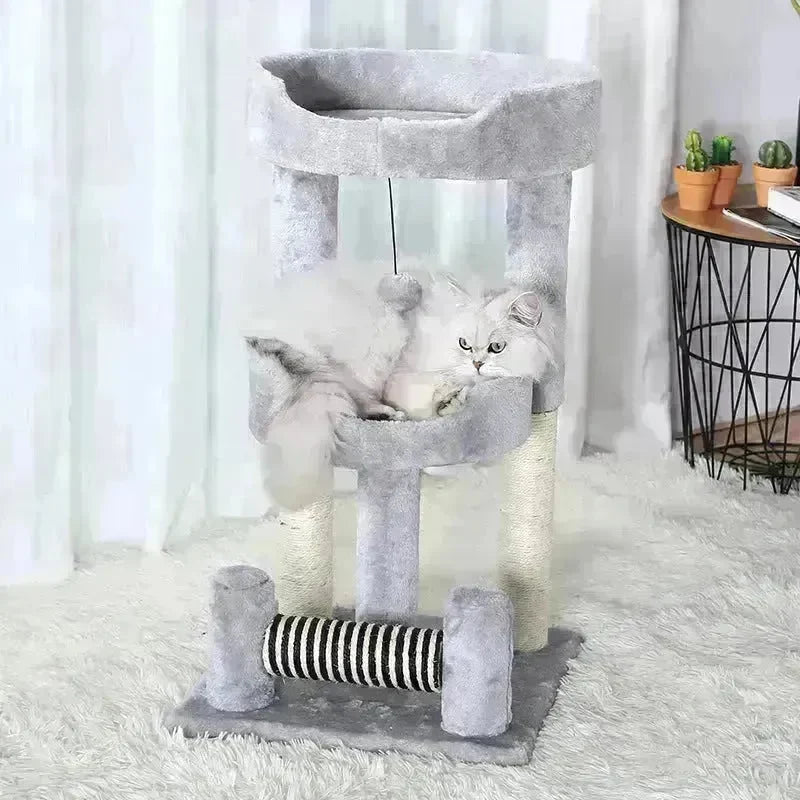 Cat Litter, Cat Tree, All-season General Purpose, Sisal Grinding Claw Toy Cat Supplies - EX-STOCK CANADA
