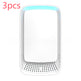 White electronic device with blue light on a white background, labeled '3pcs'.