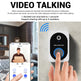 D10 Intelligent Wireless Doorbell Camera With Rechargeable Battery, Two-way Audio, 2.4G Wi Fi, APP Remote Intercom, Free Rolling Cloud Storage Built-in Battery EX-STOCK