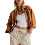 European And American Loose Fashion Denim Jacket Women EX-STOCK Canada 