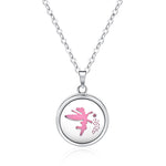 Open Round Hollow Perfume Box Necklace - EX-STOCK Canada