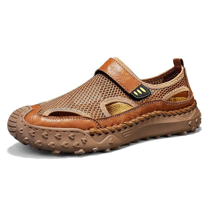 Summer Outdoor Casual Hollow Mesh Surface Breathable Men's Sandals  EX-STOCK CANADA