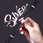 Silver Pen Spinning Trick Pen – Finger Flexibility Training Toy for Students & Beginners