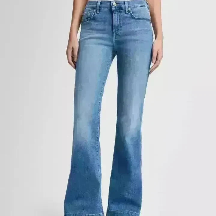 Retro Hip Lifting Stretch Bootcut Jeans Pants women - EX-STOCK CANADA