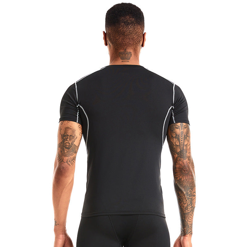Men's Basketball Sports Tight Short-sleeved Workout Clothes