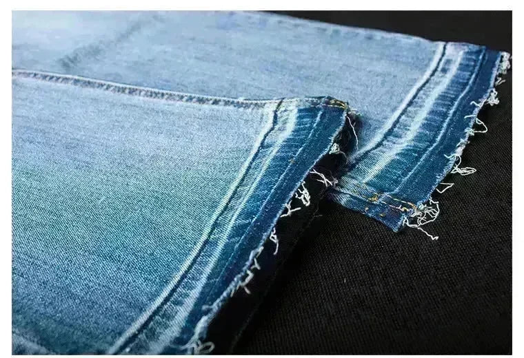 Women's Washed Elastic Loose Wide Leg Ankle-length Bootcut Jeans - EX-STOCK CANADA