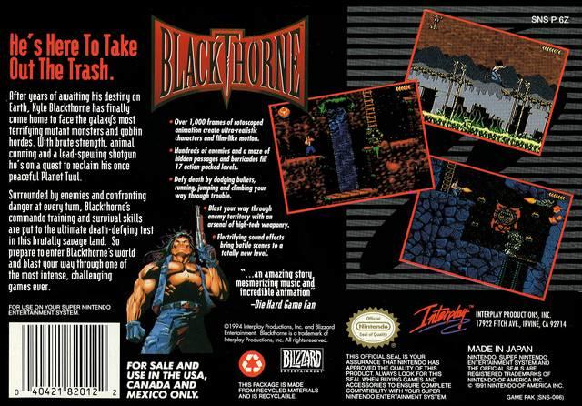 Blackthorne 