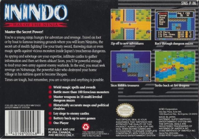 Inindo: Way of the Ninja 