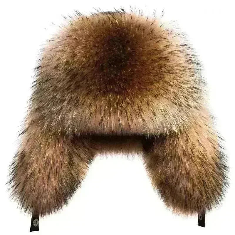 Locomotive Ushanka Men's Winter Thickened Outdoor Cold-proof Earmuffs Hat - EX-STOCK CANADA