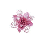 Glitter Artifical Christmas Flowers Christmas Tree Decorations For Home Fake Flowers Xmas Ornaments New Year Decor - EX-STOCK CANADA