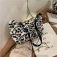 Leopard Pattern Plush Bag Personality Diagonal Women Bag Chain Shoulder Bag - EX-STOCK CANADA