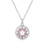 Open Round Hollow Perfume Box Necklace - EX-STOCK Canada