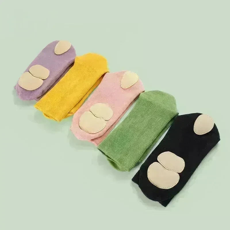 Mid Length Professional Classical Non-slip Dance Practice Socks - EX-STOCK CANADA