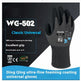 Handschuhe Nitril Intumeszierende Beschichtung Universal Atmungsaktiv, Rutschfest, Verschleißfest WG-502 Polyester Materialhandhabung 