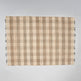 Artisan Hand Woven Jute  Cotton Grey Plaid Rug-5X7 Ft EX-STOCK