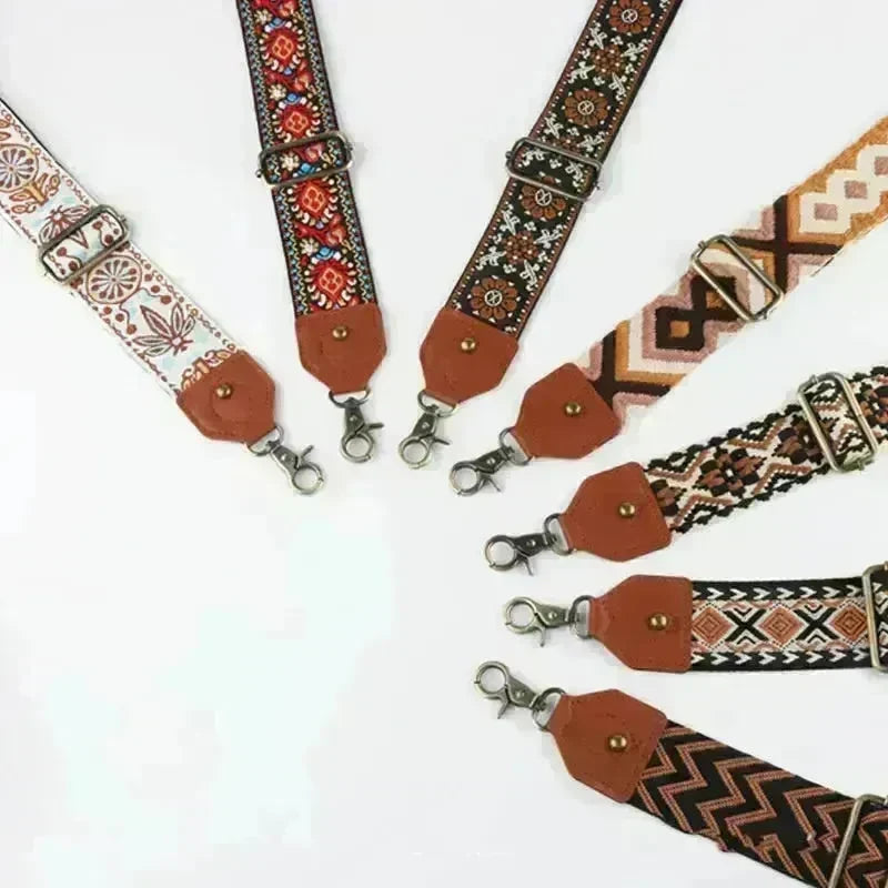 Retro Bag Strap Crossbody Bag Adjustable Replacement Guitar Strap - EX-STOCK CANADA