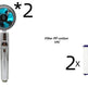 Propeller Driven Shower Head With Stop Button And Cotton Filter Turbocharged High Pressure Handheld Shower Nozzle - EX-STOCK CANADA