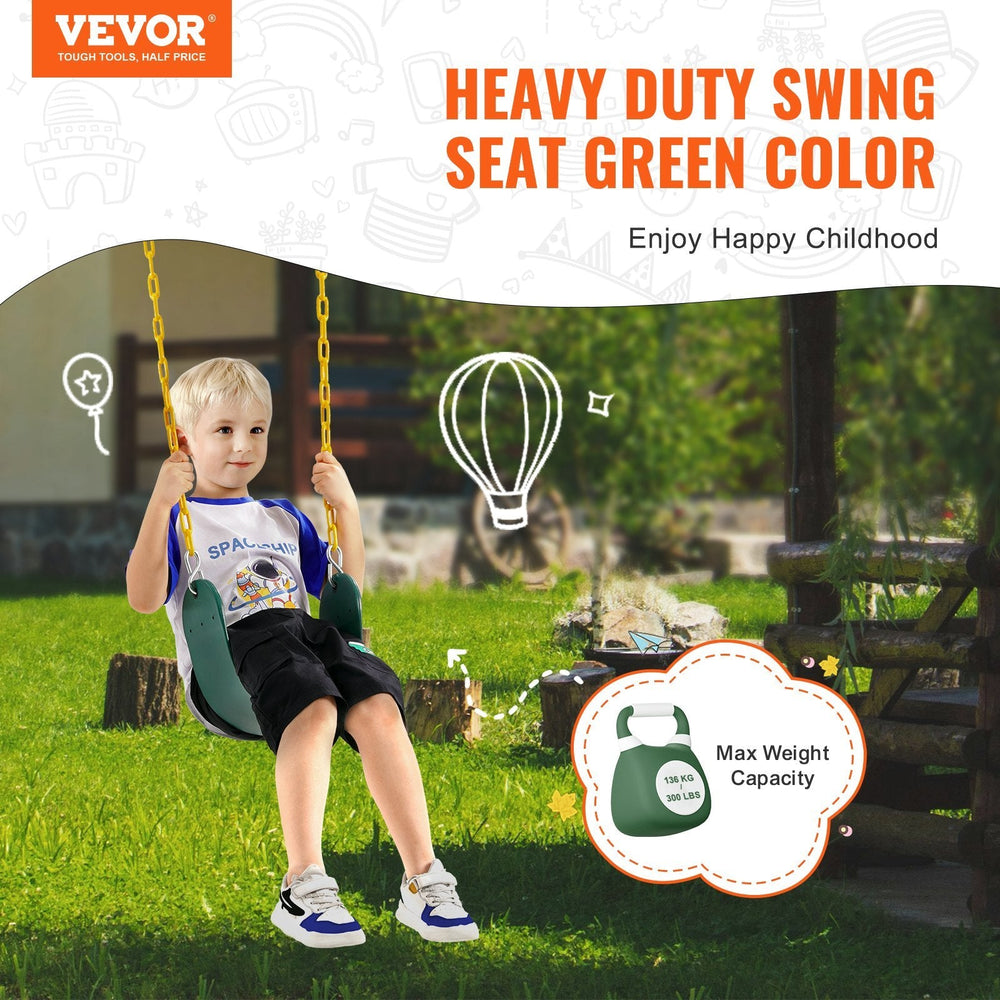 2-Pack Swing Seats Swings Replacement For Outdoor Swing Set 66 Inch Chain EX-STOCK