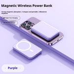 Bi-directional Fast Charging Magnetic Wireless Power Bank EX-STOCK Canada 