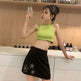 Summer Halter neck tank Tops and Skirt Outfit set - EX-STOCK CANADA
