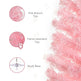 4FT Artificial Christmas Tree Holiday Xmas Holiday Pencil Tree Decoration With Automatic Open For Home Party EX-STOCK Canada 
