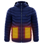 Men's electric heated hooded puffer jacket | EX-STOCK Canada product gallery image 9