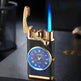 New Lighter With Electric Watch Rocker Arm Automatic Ignition Straight Blue Flame Lighter Creative Real Dial Inflatable Windproof Cigar Lighter Men's Watch Gift - EX-STOCK CANADA